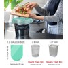 200 Counts AYOTEE Mini Trash Bags,1.2 Gallon Small Compostable Trash