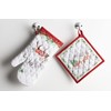 Maison d' Hermine Oven Mitt + Pot Holder 100% Cotton