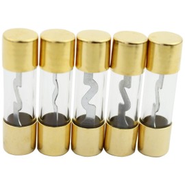 Bullz Audio (BAGU30G) Gold 30 Amp AGU Fuse - 5 Piece
