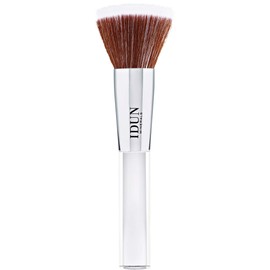 IDUN Minerals Stippling Brush - For Powder Foundation, Blush, Bronzer - Flawless Application - Premium Quality Synthetic Taklon Bristles - 100% Vegan, Hypoallergenic, Cruelty Free - No Shedding