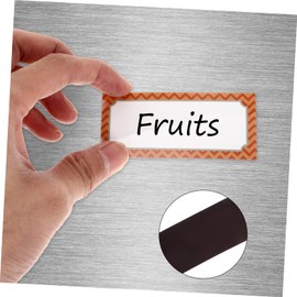 Operitacx 16St magnetisches Etikett Namensschild trocken abwischbare Magnete Etiketten aufkleber Magnetetikett Namensmagnete für Klassenzimmer Multifunktion Kühlschrankmagnet Typenschild PVC