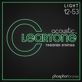 Cleartone Cuerdas de guitarra acústica de bronce fósforo (12-53)
