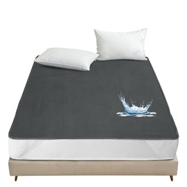 Waterproof Mattress Pad, Single, Waterproof Pad, Bed Pad, Pile Fabric, Mattress Pad, Bed Sheet, Bed Mat, Mattress Cover, Antibacterial, Odor Resistant, Dust Resistant, Breathable, Anti-pilling,