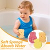 Bath Sponges for Babies, Pack of 3 Baby Wash Sponge,