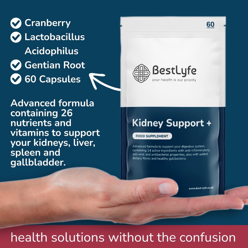 BestLyfe Liver & Kidney Nutritional Support | 120 Capsules |