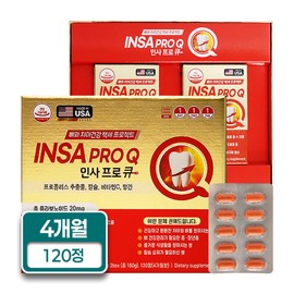 Insa ProQ Propolis Extract Calcium Vitamin C Manganese Complex Function 120 Tablets 4 Months Supply / 인사 프로큐 프로폴리스추출물 칼슘 비타민C 망간 복합 기능 120정 4개월분