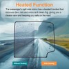 Senzeal Passenger Side Heated Mirror Upper Tow Mirror Glass Replacement