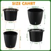 Planterhoma 5/6.7 Inch Self Watering Pots for Indoor Plants, 8