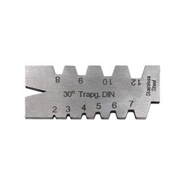PAULIMOT Trapezoidal Threaded Steel Gauge DIN 103, 30°, 2-12 mm