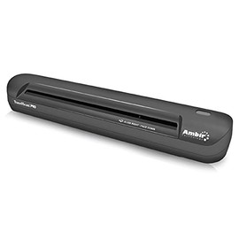 Ambir TravelScan Pro 600 Simplex Document Scanner with AmbirScan Business Card for Windows PC