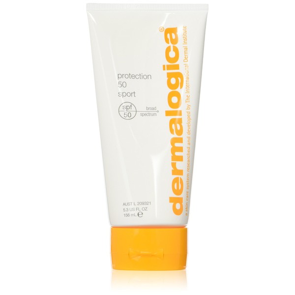 Dermalogica Protection 50 Sport SPF50 (5.3 Fl Oz) Broad Spectrum Sunscreen Lotion - Water-Resistant Formula Hydrates and Defends Skin Against Sun