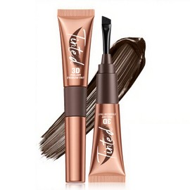 Tattoo Brow Tint Peel Off, Eyebrow Gel Tint, Semi-Permanent Colour Eyebrow Dye,Lasts Up To 3 Days, Waterproof Long-Lasting Natural Eye Brow Makeup for Women Girls (01#GRAY BROWN)