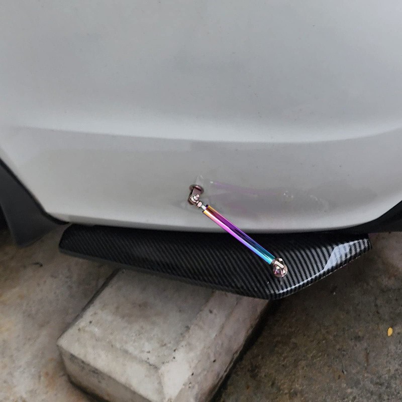 Xotic Tech JDM Universal Rear Bumper Canard Diffuser Splitter Valence