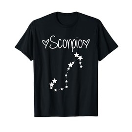 Scorpio Zodiac Sign Horoscope Star October November Birthday T-Shirt