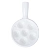 Snail Pan with Ergonomic Handles, 6 Holes, Ceramic Baking Mould