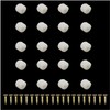 DGZZI 20PCS 4x8.8mm Plastic Nut Furniture Fitting Inserts Hinge Cores