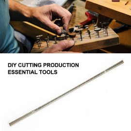 Jewelry Saw Blade, 12Pcs Tungsten Steel Jewelry Cutting Blade, Spiral Teeth Saw Cutting Blades for Metal Jewelry Wax Engraving, Portable Jewelry Making Tool(1#)