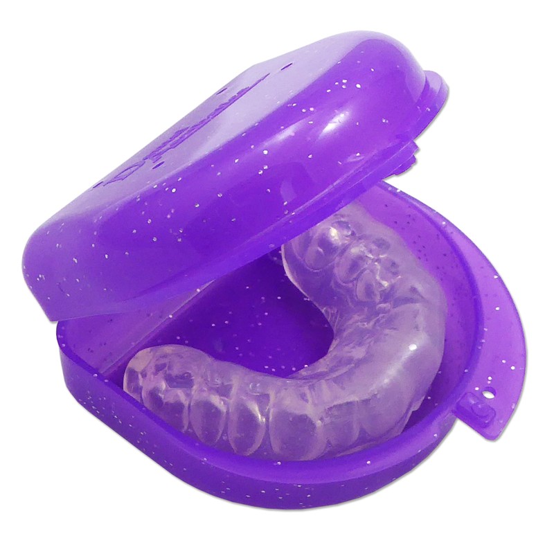 Glitter Gum Shield Case - Mouthguard Box for Ortho Retainers,