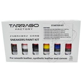 Tarrago Sneakers Paint Starter Kit Colour Set for Trainers, Colourful