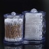 Lavina Cotton Pad and Swab Organizer Case Cotton Swab Case