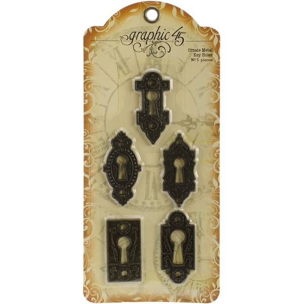 Graphic 45 Ornate Metal Key Holes