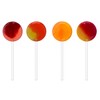 Koochikoo Organic & Sugar Free Lollipops Pouch, Assorted Fruit Flavors,