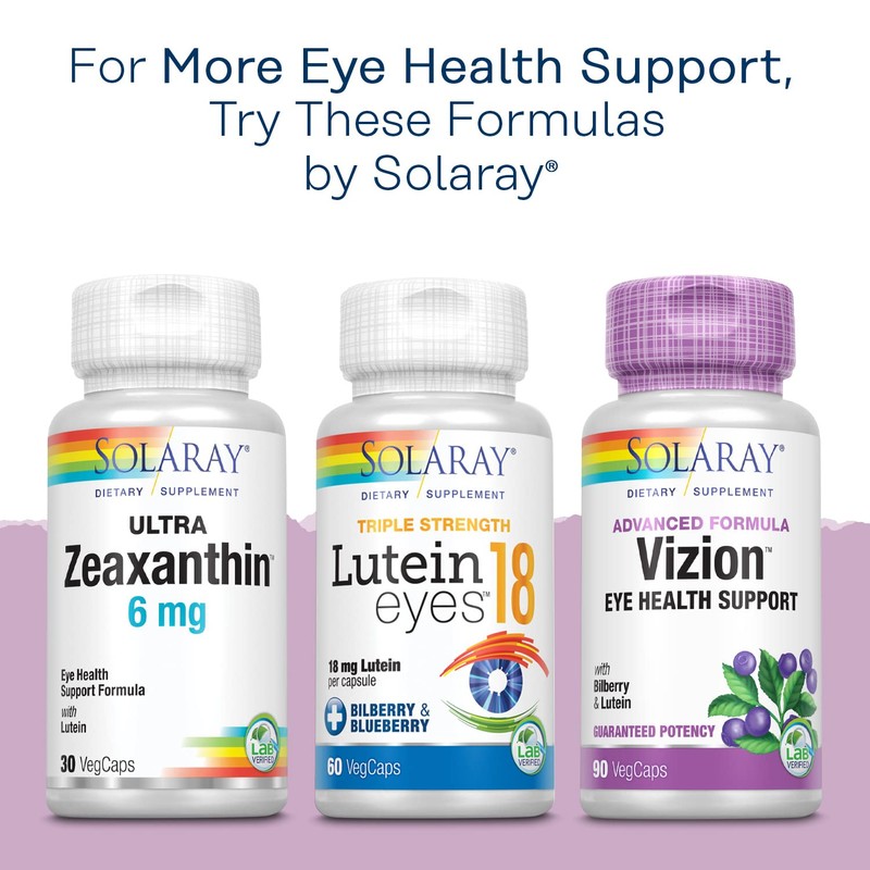 SOLARAY SOLARAY Bilberry Berry Extract 60 mg Per Capsule, Powerful