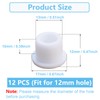 12 PCS Bathtub Jet Covers Silicone Hole Plug White Tube