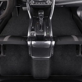 GXARTS Car Floor Mats Carpet Full Set Fit for Jeep Compass 2007 2008 2009 2010 2011 2012 2013 2014 2015 2016 | All-Weather, Velour, Black 4PCS | Waterproof ＆ Anti Sliding Rubber Back