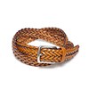 KIETH KE21266-34 Men's Camel Mesh Belt, Leather, Reliable Quality, Created