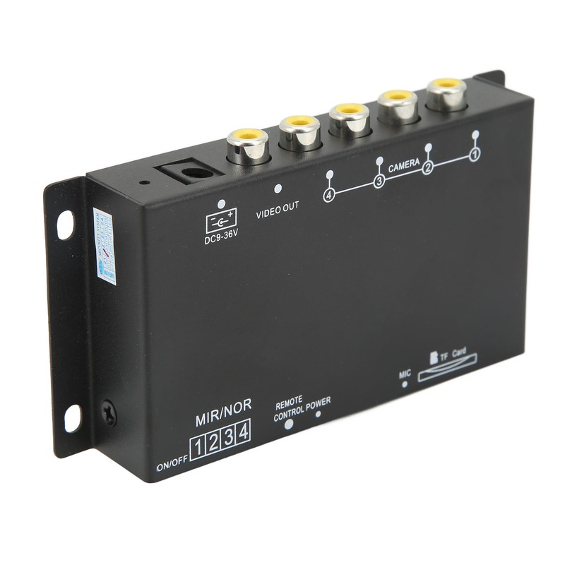 Vehicle Digital Video Recorder 4 Channel 720P DC9‑36V Universal Mini