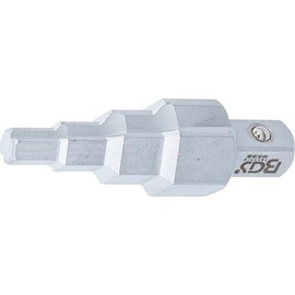 BGS 9535 | Step Wrench | 12.5 mm (1/2 Inch) | 4 Stage | Sanitary Key for Heating / Thermostat
