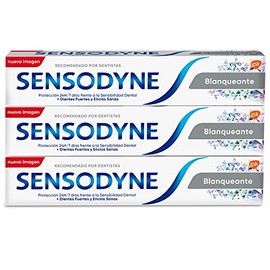 Sensodyne Whitening Toothpaste with Fluorine, Relief for Sensitive Teeth, Lasting Protection Against Tooth Sensitivity 3 x 75ml