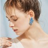 ONLYJUMP Irregular Petal Earrings For Women Flower Stud Earrings Lightweight