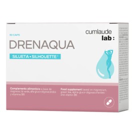 💧 *"DrenAqua Cumlaude Lab | Suplemento Drenante 30 Cápsulas | Elimina Líquidos Retenidos + Desinflama | Con Cola de Caballo y Té Verde"*