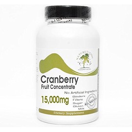 Naturetition Supplements Cranberry Fruit 15,000mg Concentrate ~ 100 Capsules - No Additives