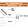 CLUBRALLY Club Car Precedent Battery Cables Set 48 Volt 3