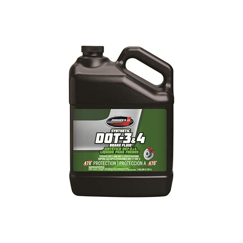 Johnsen's 5034 Premium Synthetic DOT-4 Brake Fluid - 1 Gallon
