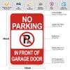 2 PC Large No Parking in Front of Garage Door