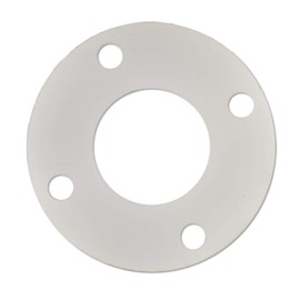 2 Inch PTFE Chemical Resistant Flange Gasket, Full Face 1/8" Thick, ANSI Class 150, Compatible with PVC & Metal Flanges, Max Pressure 150 PSIG, Max Temperature 500°F - 2 Pack