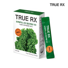 TrueX Rich Curly Kale 100 Powder 14 packets x 1 / 트루알엑스 리치 컬리케일 100 분말 14포 x 1개