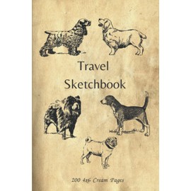 Travel Sketchbook: Small Pocket Sketch Journal with 200 4x6 Cream Pages