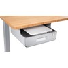 Locking Under Desk Drawer with Shelf (White) by UPLIFT Desk