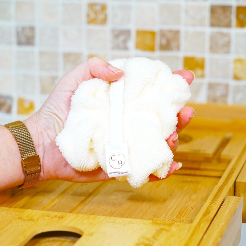 Lot de 2 éponges corporelles fleur de douche éponge de