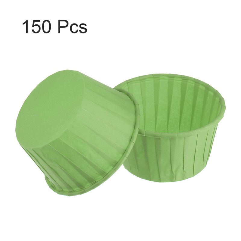 sourcing map 150Pcs Cupcake Baking Cups 3.5oz Standard Size Paper