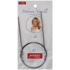 Premier Yarns Deborah Norville Fixed Circular Needles, 32-Inch, 1.5/2.5mm