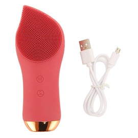 Electric Facial Cleanser Silicone Face Scrubber Waterproof Rechargeable Cleansing Massaging Scrub Brush