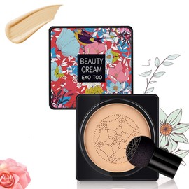Mushroom Head Air Cushion Foundation BB Cream CC Cream, Liquid Foundation, Make Up Concealer, Mushroom Head Air Cushion CC Cream Foundation Cover Concealer Foundation Make Up Mushroom Air Cushion