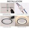 EIDEARAY Round Modern LED Ceiling Light, Small Ceiling Lamp for