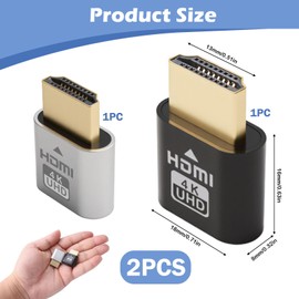 2 Pack 4K Wireless HDMI Streaming Device, Smart TV Streaming Stick Display Adapter Mobile Screen Mirroring Receiver for TV PC Mobile Plug & Play Smart Media Player Access All Channel Ultra HD Casting